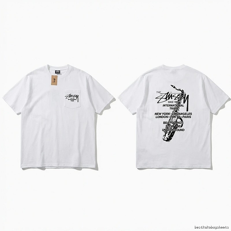 Stussy International Series Simple White T-shirt