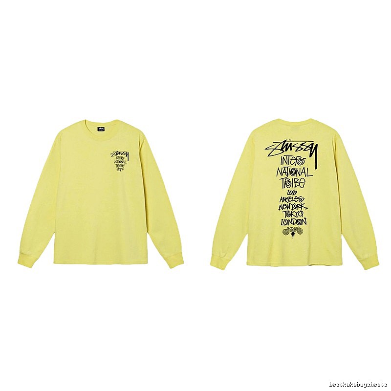 Stussy International Tribal Style Yellow Long-sleeve