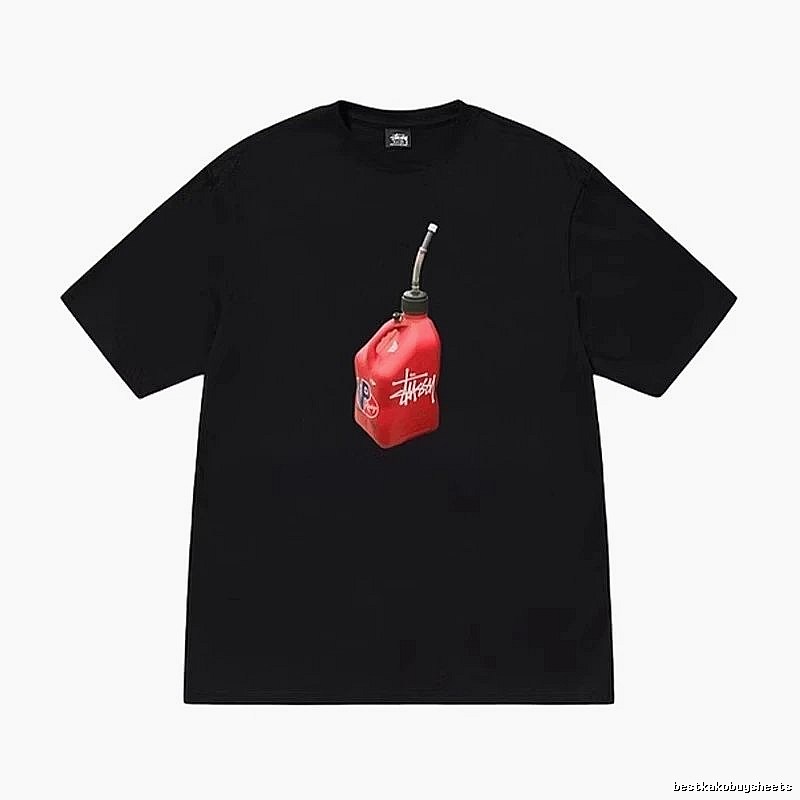 Stussy Monogram Graphic T-shirt Black White Stussy for Layered Styling