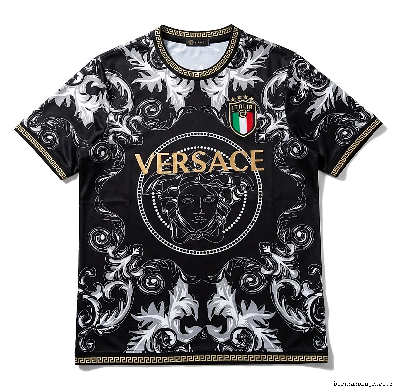 Stussy retro-style black-based T-shirt