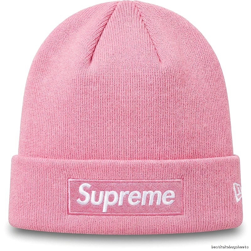 Supreme basic style pink cold hat