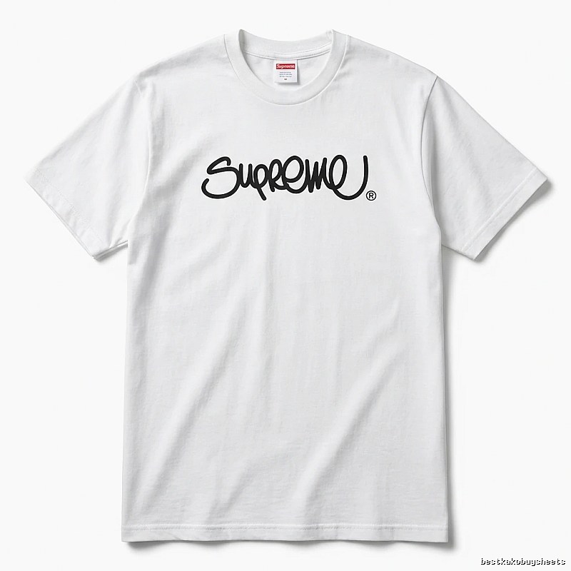 Supreme basic white T-shirt