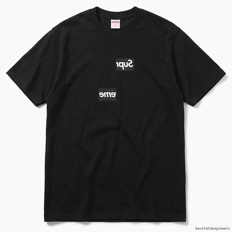Supreme classic black T-shirt