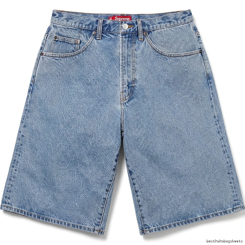 Supreme classic denim blue shorts