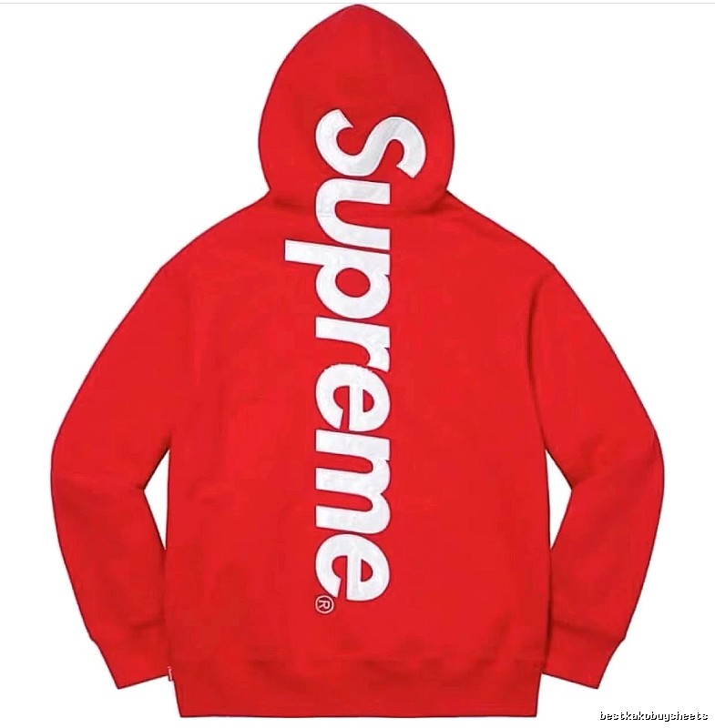 Supreme Compact Logo hoodie Gray Red Oversized for Smart Casual Looks