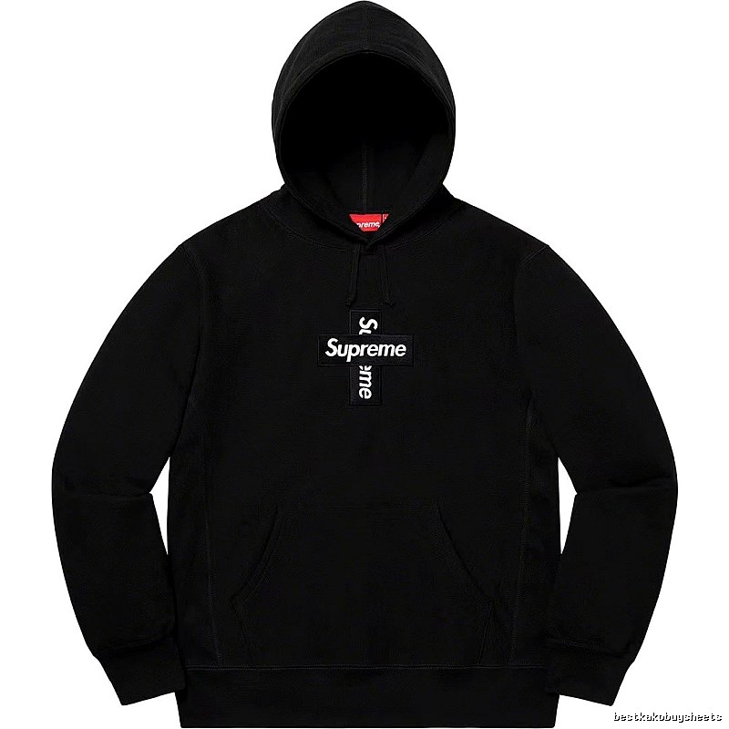 Supreme Lightweight Logo hoodie Gray Red Oversized for Trend Styling