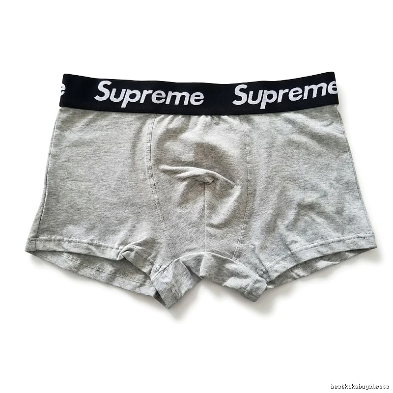 Supreme minimalist light gray underwear