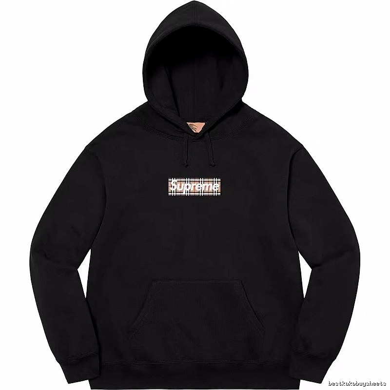 Supreme Monogram Logo hoodie Gray Red Oversized for Casual Outfits