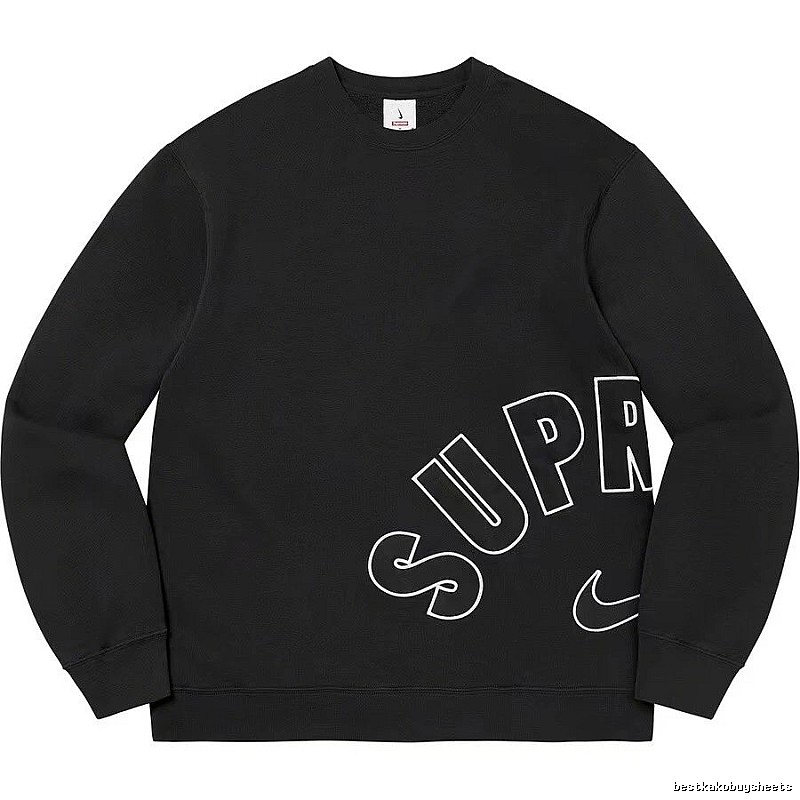 Supreme Resort Logo hoodie Gray Red Oversized with Premium Look