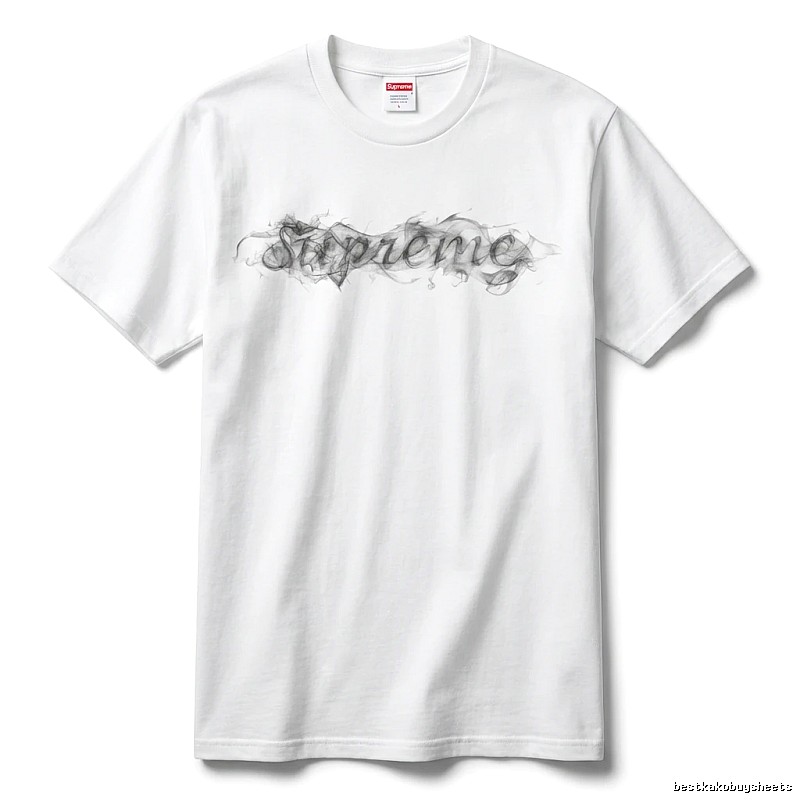 Supreme Smoke Style White T-shirt
