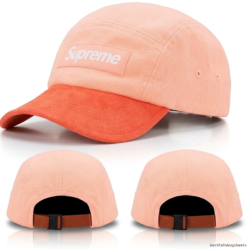 Supreme Stitching Trendy Brand Style Pink Hat
