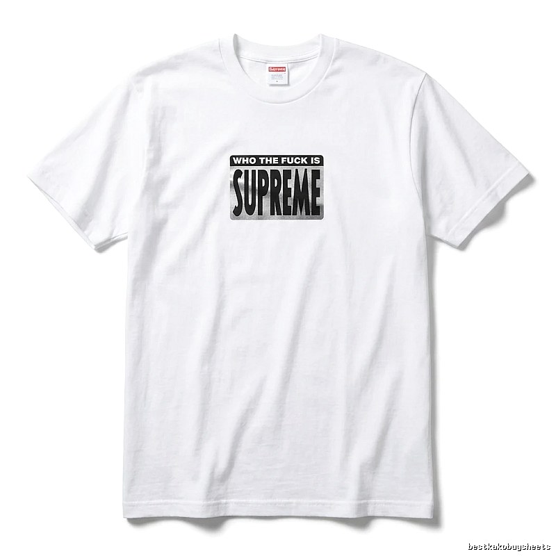 Supreme trendy and cool style white T-shirt