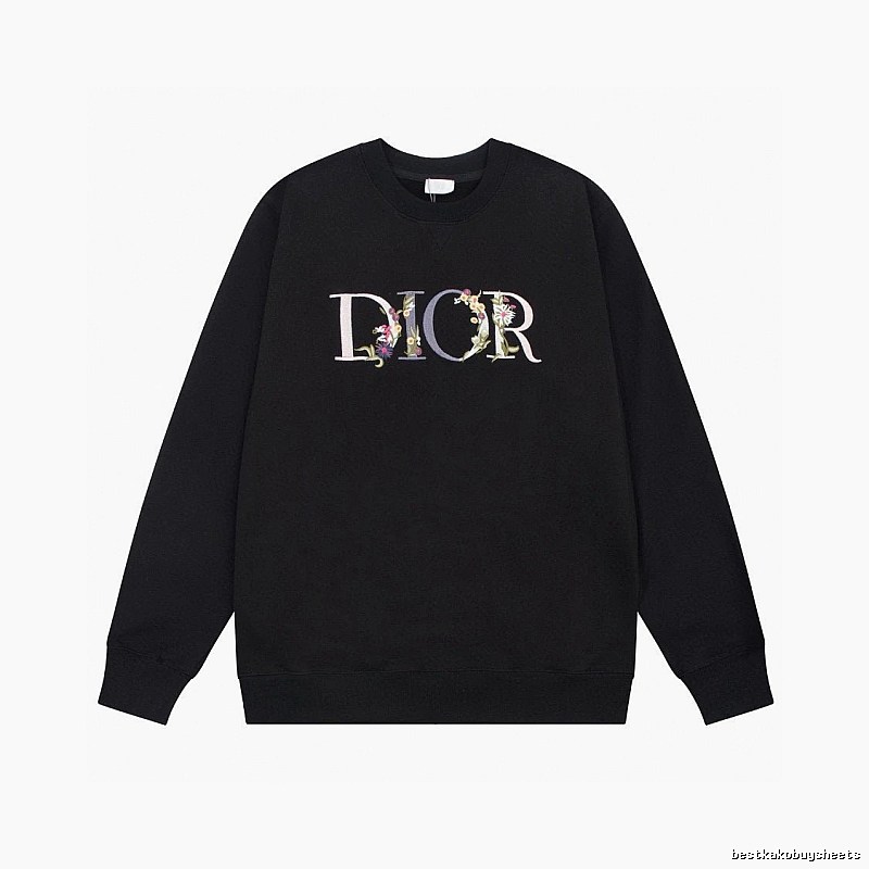 Sweatshirt by Dior with Black Sweatshirt with Dior Floral