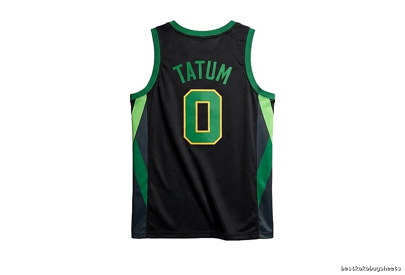 Tatum series black and green trendy brand jerseys