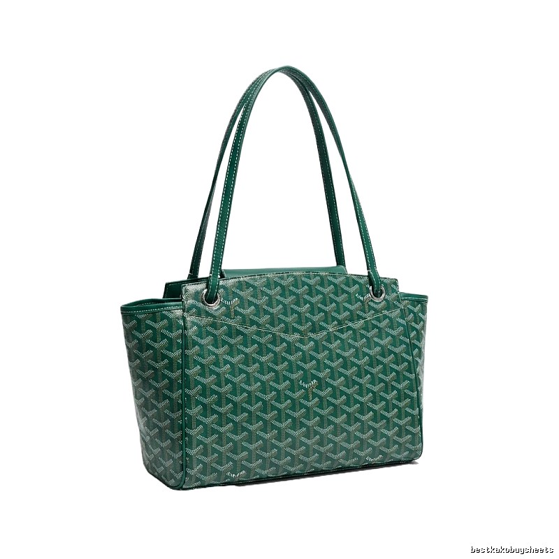 The classic retro green handbag of GOYARD