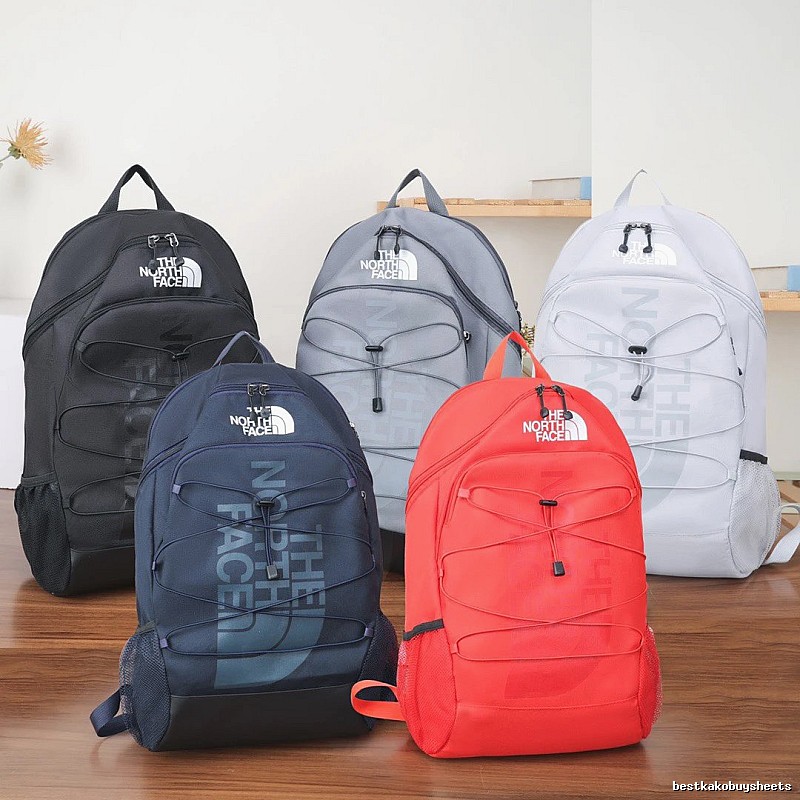 The North Face Backpack with Multi-color Backpack Set for Streetwear Looks