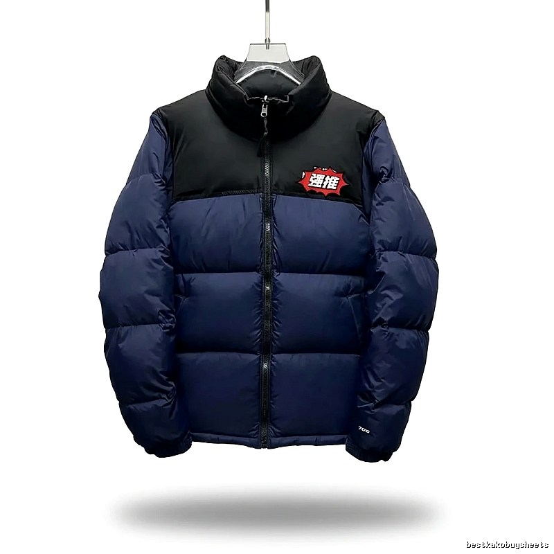 The North Face trendy and cool navy blue down jacket.