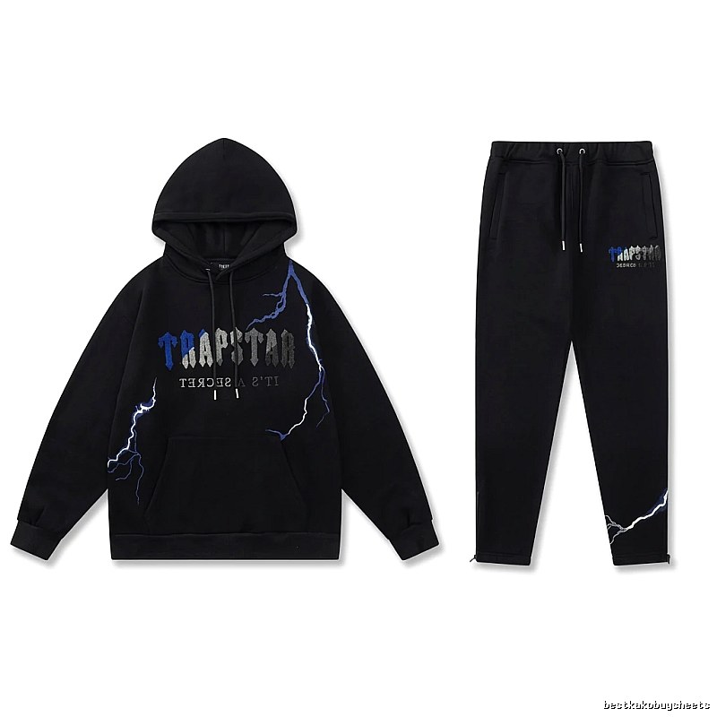 Trapstar Lightning Trendy Cool Black Suit