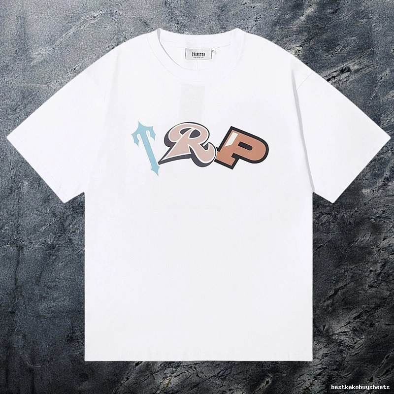 Trapstar Logo Detail Keys graphic T-shirt Black White Key with Relaxed Feel