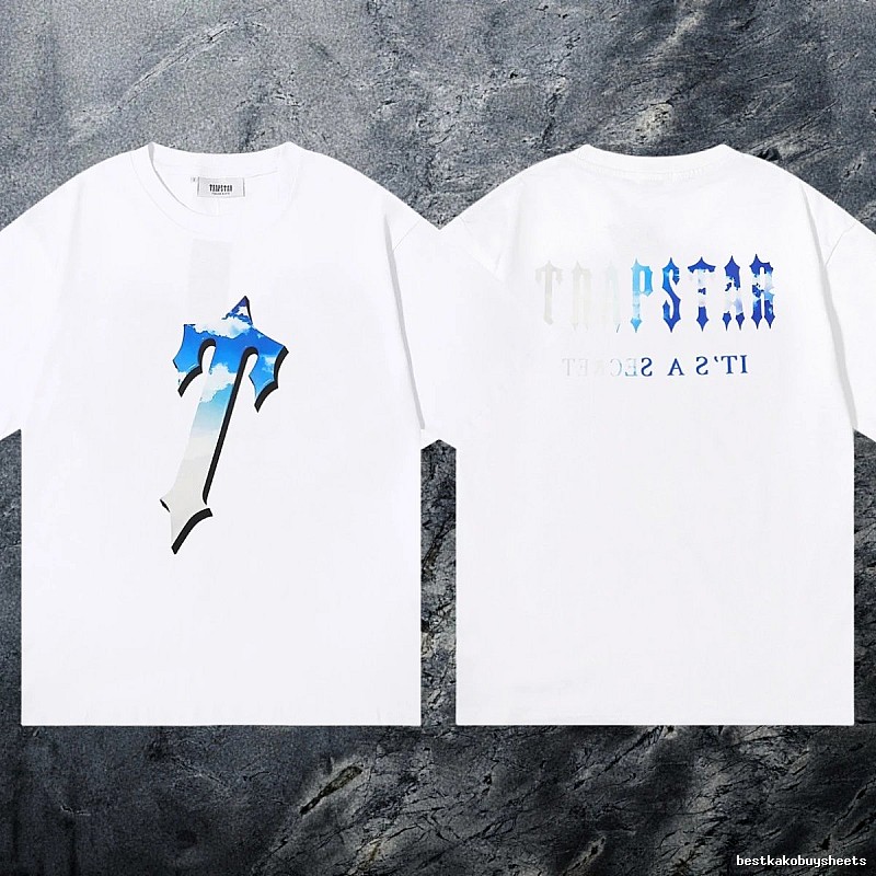 Trapstar Monogram Keys graphic T-shirt Black White Key for Casual Outfits