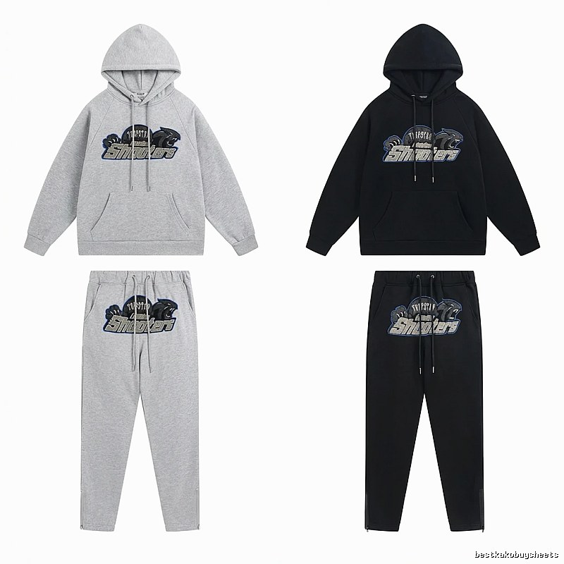 Trapstar Panther Series Casual Set (Grey/Black)