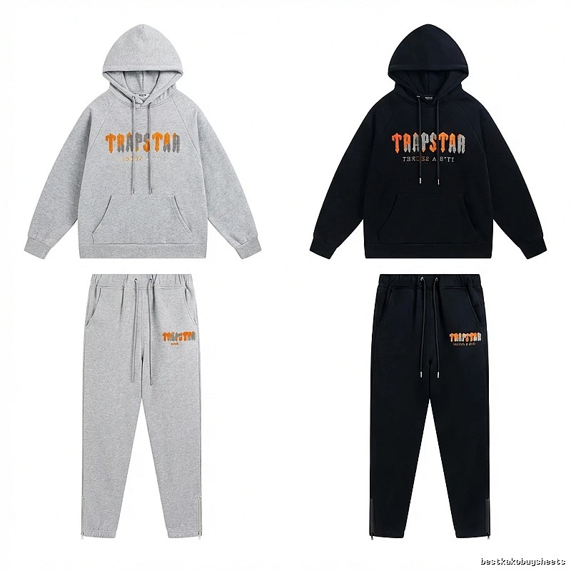 Trapstar Printed Streetwear Set (Grey/Black)