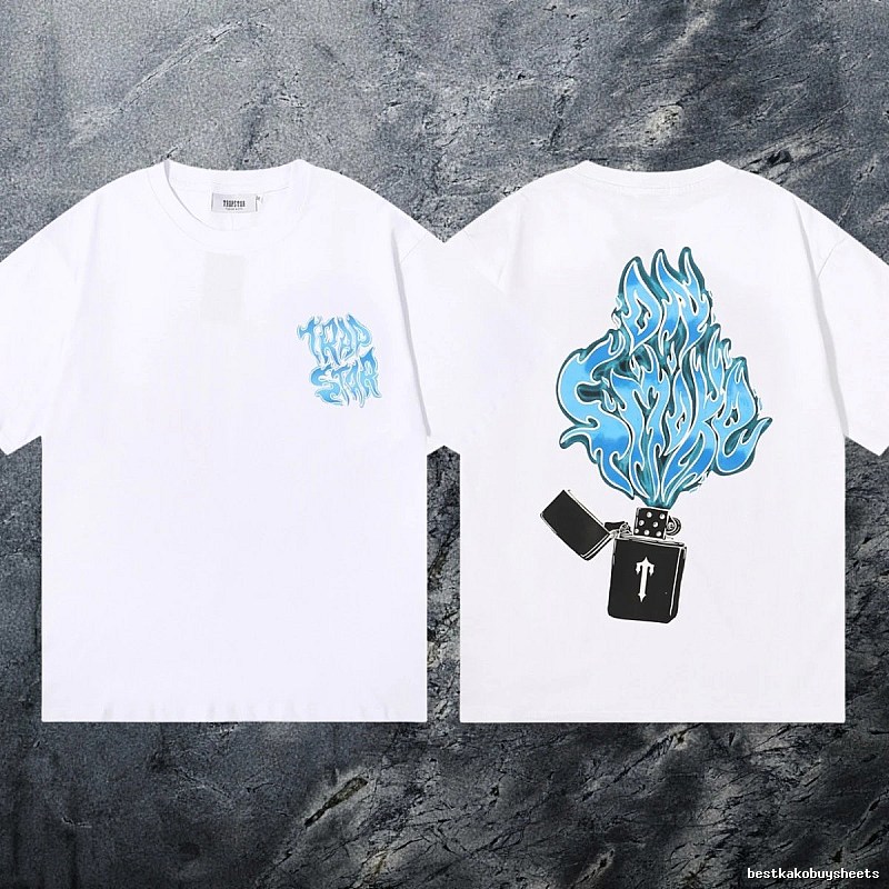 Trapstar Sport Keys graphic T-shirt Black White Key for Warm Weather