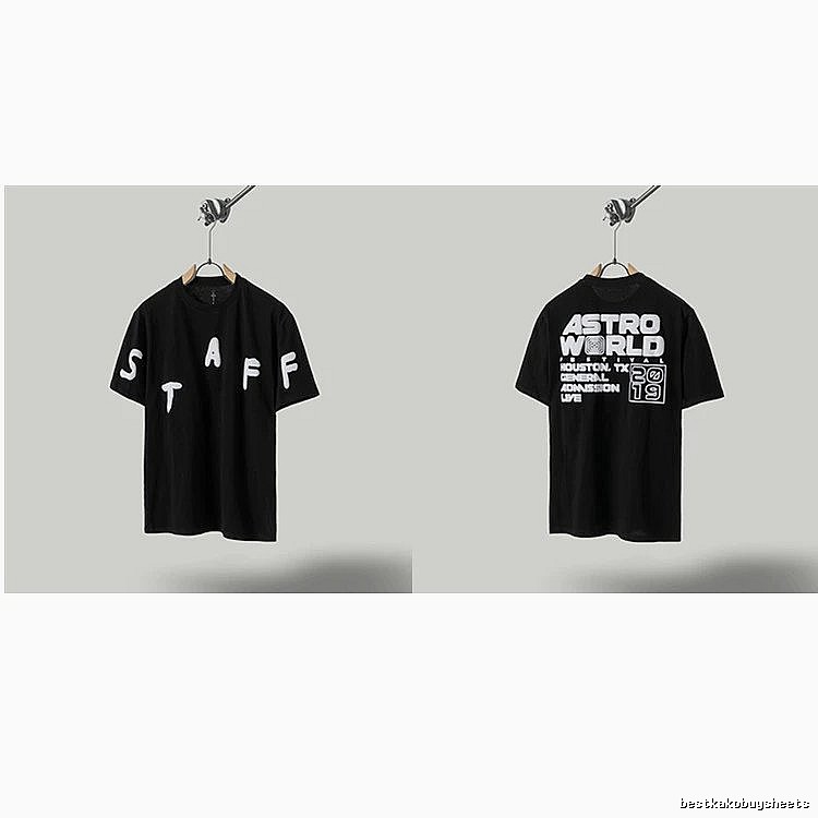 Travis Scott Astroworld Street Style Black T-Shirt