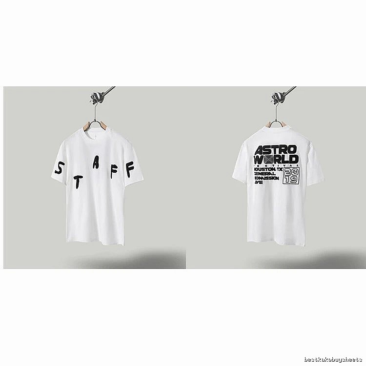 Travis Scott AstroWorld Street Style White T-Shirt