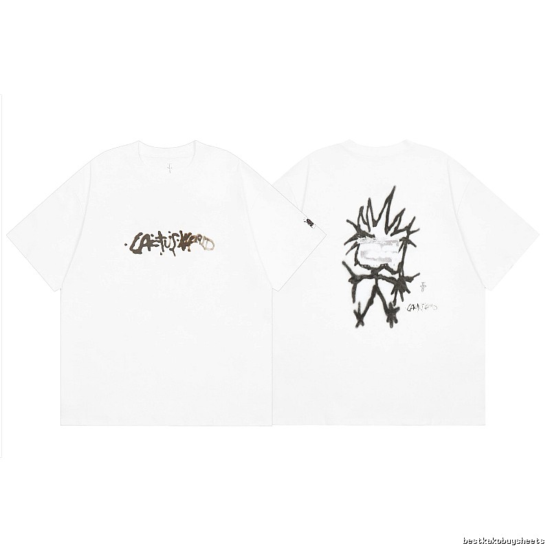 Travis Scott Gift Ready Graphic T-shirt Brown Travis Scott with Standout Detail