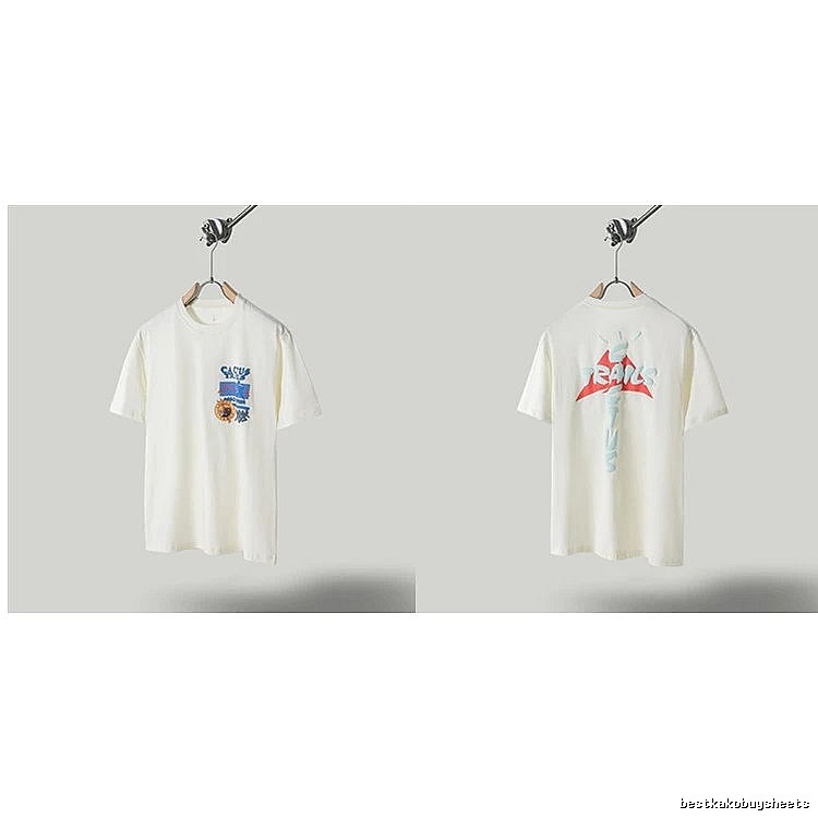 Travis Scott Graffiti Street Style Off-white T-shirt