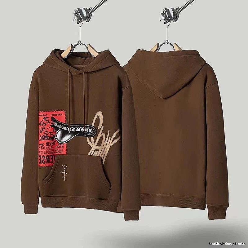 Travis Scott Streetwear Graphic hoodie Green Printed Graphics with Logo Accent