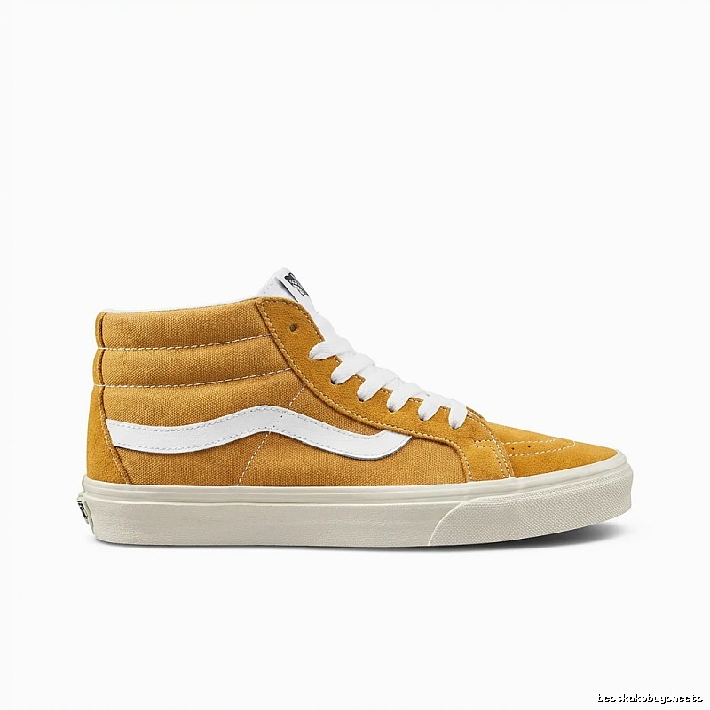 Vans Classic High-Top Brown and White Shoes
