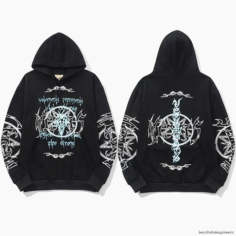Vetements dark style black sweatshirt