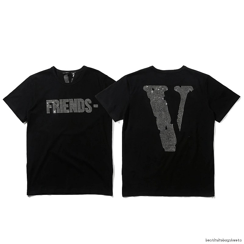 Vlone Friends Trendy and Cool Black T-shirt