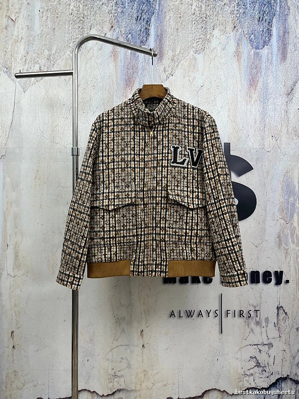 Winter Jacket in Tan by Louis Vuitton