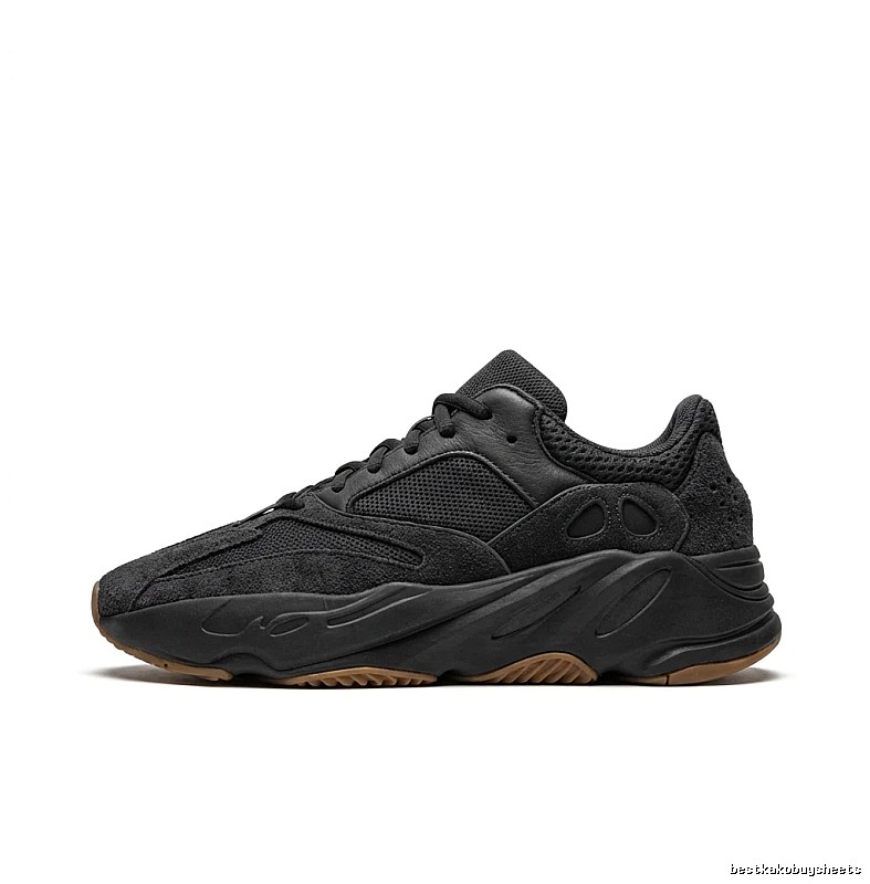 Yeezy 700 retro style black-brown shoes